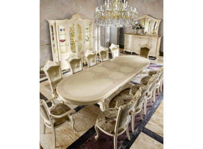 Tabela Luxury Stół obiadowy Italian Design Meble Meble stoły Solidne drewno