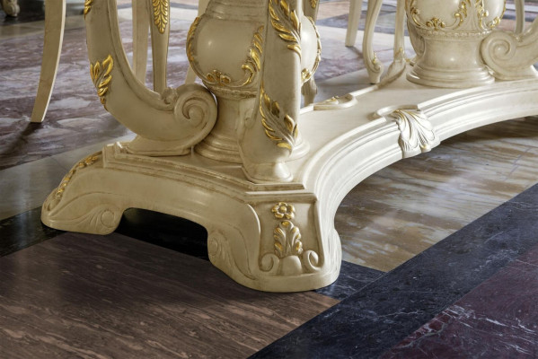 Tabela Luxury Stół obiadowy Italian Design Meble Meble stoły Solidne drewno