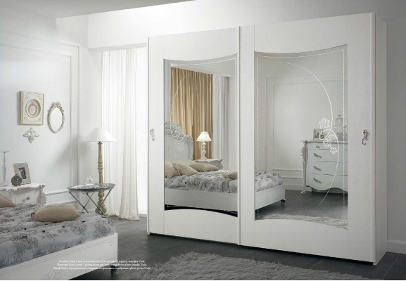 Szafa Biały Luxury Meble Italian Interior Sypialnia Szafa