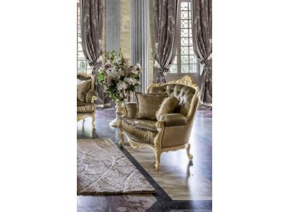 Design Sofy Podkładka Kanapy Włókienniczy Relaks Art Deco Dwuosobowa Sofa Nowa 2 miejsce do siedzenia