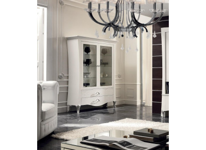 Luksusowa witryna Gablota prezentuje Szkło Szafa w stylu Italy Modern Design Drewno