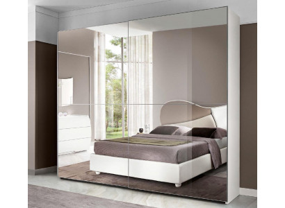 Szafka lustrzana Szafa z drzwiami przesuwnymi Szafki Drewno Design Modern Szafa