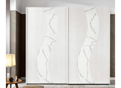 Szafki Szafa z Drzwi przesuwne Sypialnia Szafa Drewno Design Modern