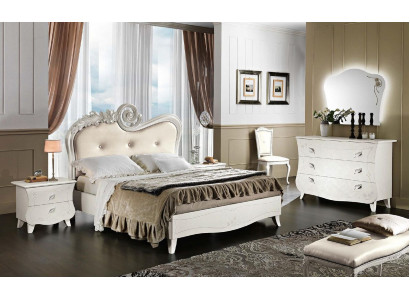 Łóżko Sypialnia Design łóżko Drewno łóżko Podwójne łóżko Italian Meble Double