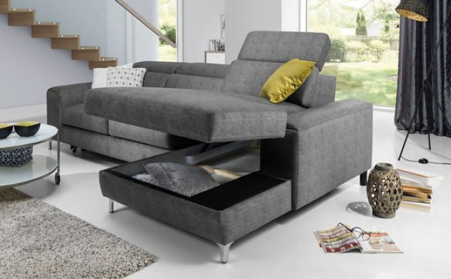 Sofa rozkładana Sofa Podkładka Salon Narożnikowa kanapa Textl Siedziba Ustawić Funkcjonalna kanapa