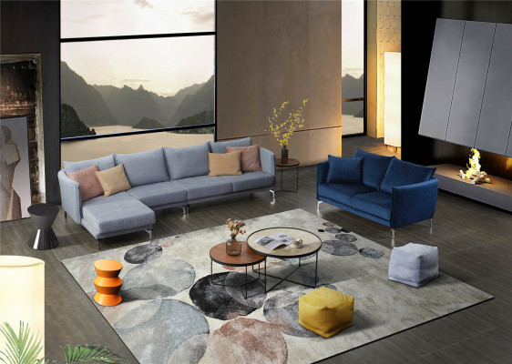 Design Podkładka Luksusowa Siedziba Sofa Kanapa Włókienniczy Sofa 3 miejsce siedzące Materiał Trzyosobowy Aksamit