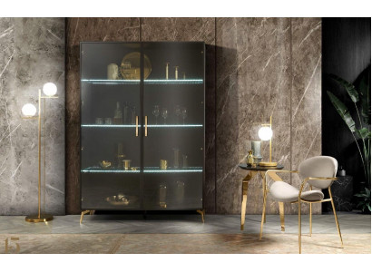 Gablota Szafa Witryny Szafki Design Włoskie Meble do Salonu Szafa