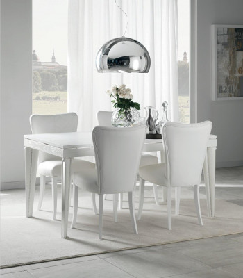 Stół obiadowy Rozkładany Tabela Drewno Luksusowe stoły jadalnia Meble Jadalnia Nowoczesny Design