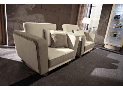 Fotel Luxury Design Włoskie Meble Krzesła Design Włókienniczy Sofa do Salonu Nowość