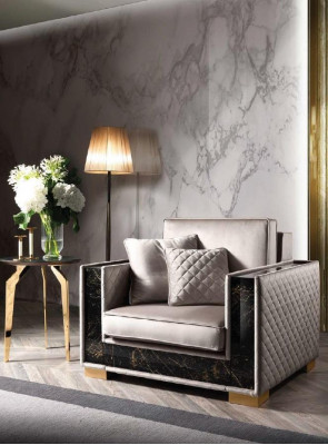 Fotel Couch Podkładka Siedziba Designer Włókienniczy 1 miejsce siedzące Couches Podkładka Modern Design