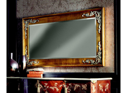 Projektant Modern Large Lustro ścienne oryginalne Drewno Rama Lustro wiszące Classic Nowość