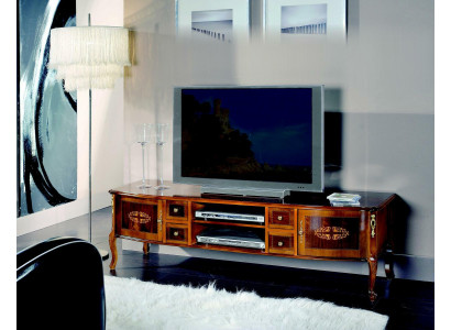 Design Kredens RTV Szafka rtv Szafa Tabela Salon Drewno Meble Styl Barokowy Nowy