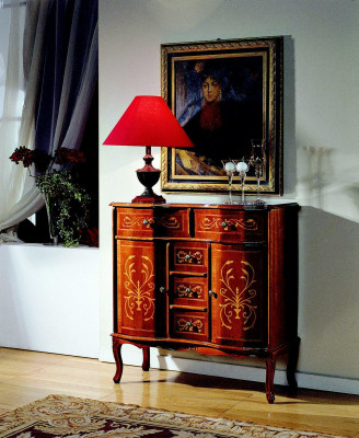Luksusowe Kredens Baroque Komody Design Szafki Drewno Włoskie Meble