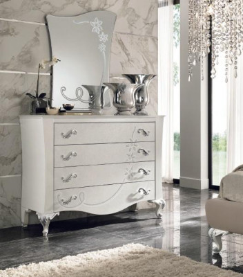 Zestaw Kredens z Lustro z Drewno w nowoczesnym stylu dla The Sypialnia