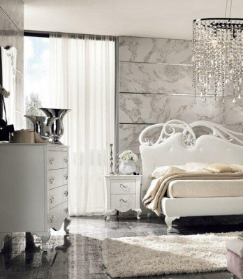 Zestaw Kredens z Lustro z Drewno w nowoczesnym stylu dla The Sypialnia