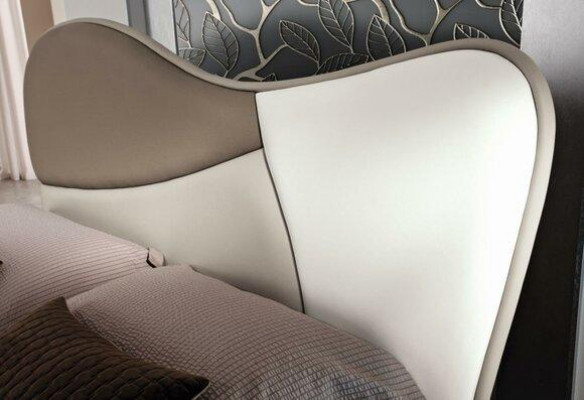 Meble Modern Luxury łóżka Nowe Łóżko Włókiennicze 2x Stolik nocny 3 szt. Zestaw Sypialni
