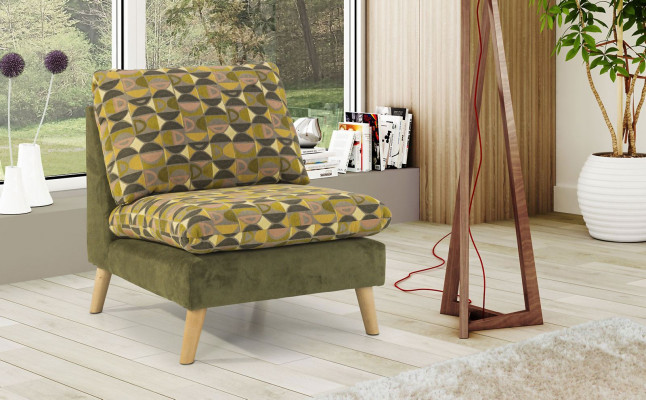 Design Relaks Club Fotel Lounge Sofa 1 miejsce do siedzenia TV Krzesło Podkładka Materiał