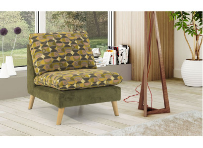 Design Relaks Club Fotel Lounge Sofa 1 miejsce do siedzenia TV Krzesło Podkładka Materiał