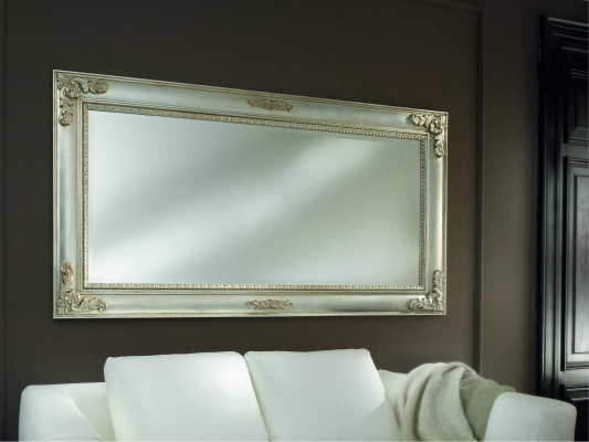lustro ścienne Antique Lustro Baroque Antyk Drewno 187x97 lustro wiszące Meble Rama
