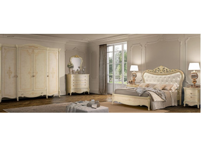 Chesterfield Łóżko Luksusowe łóżka tapicerowane Podwójne łóżko Classic Drewno Hotel