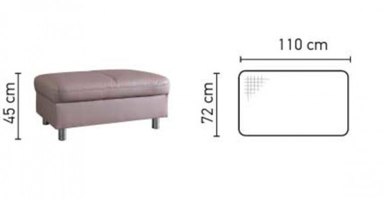 XXL Club Lounge Stołek Pufa Skóra Ottoman Designer Włókienniczy Projekt Podnóżka