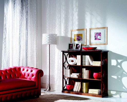 Projektant Luxury Szafki Półka na książki Brown Classic Drewno Italian