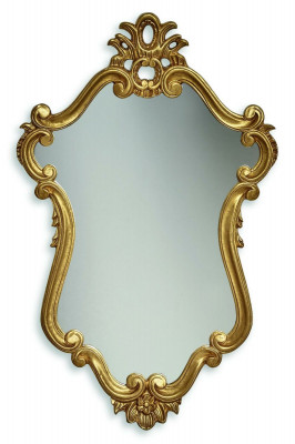 Projektant Lustro Kredens Baroque Lustro Living Pokój Półka Luxury Lustro Gold