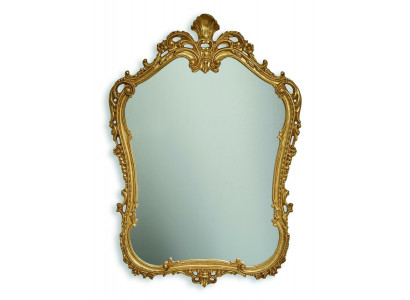 Lustro lustro ścienne Deska podłogowa barokowa rokoko salon łazienka Drewno Szkło Design SP7560