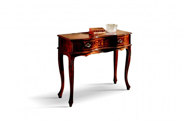 Drewno Włoskie Meble Stół konsolowy Konsole Brown Meble Style Baroque Design