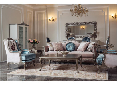 Zestaw sofowy sofa luksusowe sofy Fotel 3+1+1 miejsce do siedzenia stolik kawowy zestaw 4 sztuki