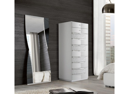 Komoda Kredens Komody Szafka Wysoka 6 Szuflad Szafa Drewno Meble Włochy