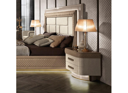 Konsole Sypialnia Stolik nocny Stolik Nowoczesny Design Meble WoodBeżowy Nowość
