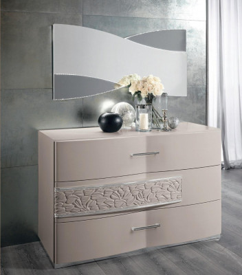 Komoda Komody konsola Sypialnia Modern Drewno Luxury Design Szafki Style Nowość