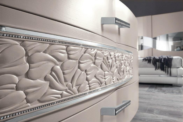 Komoda Komody konsola Sypialnia Modern Drewno Luxury Design Szafki Style Nowość