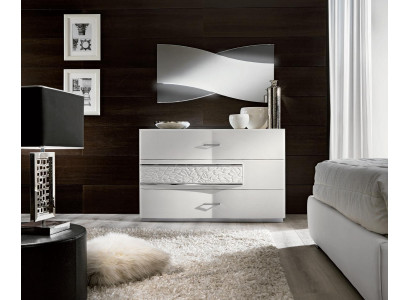 lustro ścienne Lustro wiszące Led Lustro Sypialnia konsola Modern Drewno Design Nowość