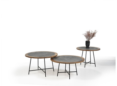 Stoliki do kawy Design stoły stolik do salonu 3 szt. Stolik luksusowa tabela