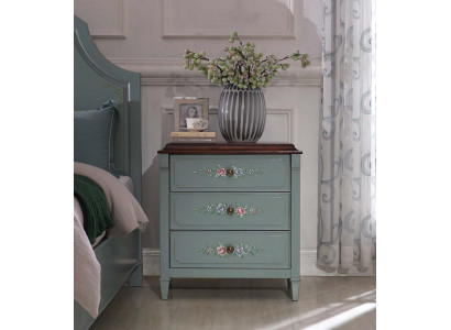 Stolik nocny szafka nocna Kredens z szufladą założyciela w starym stylu