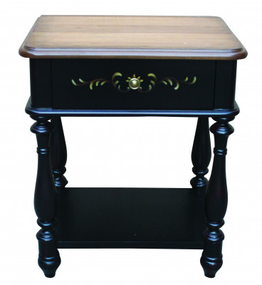 Designerska konsola Night Tablica Luxury Szafki nocne Side Skóra Konsole Drewno Nowe