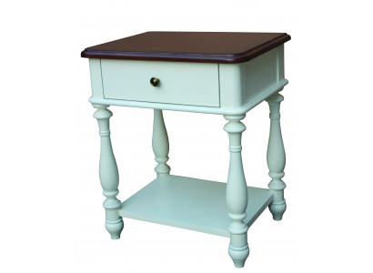 Klasyczne Szafki nocne z prawdziwym Drewno Sypialnia Meble wiejskie Stoliki boczne