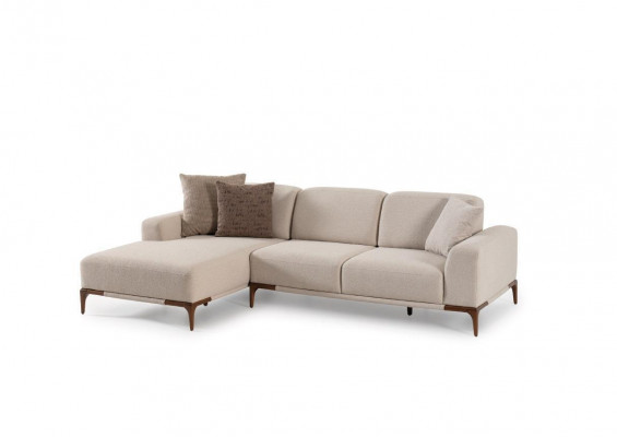 Pokój dzienny Narożnikowa kanapa Sofa w kształcie litery L 3 fotele kawowe 2x stoliki boczne
