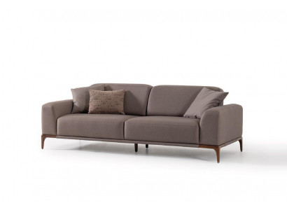 Sofa do salonu kanapa trzyosobowa designerska luksusowa kanapa Meble brązowa