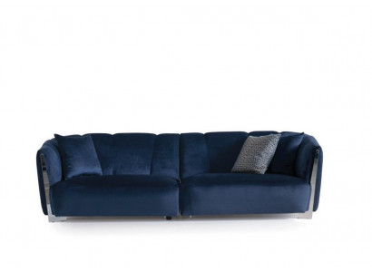 Sofa do salonu kanapa designerska Włókienniczy Siedziba Podkładka design blue