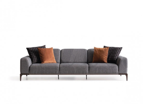 Sofa 4 miejsce do siedzenia Kolor Szary Salon Design Style Meble Nowoczesne nowe