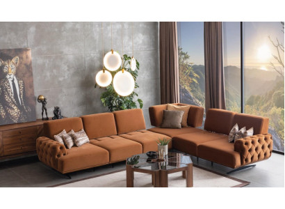 Żywy krajobraz Sofa Kanapa w kształcie litery L Ustaw Design Nowoczesne sofy Narożnikowa kanapa