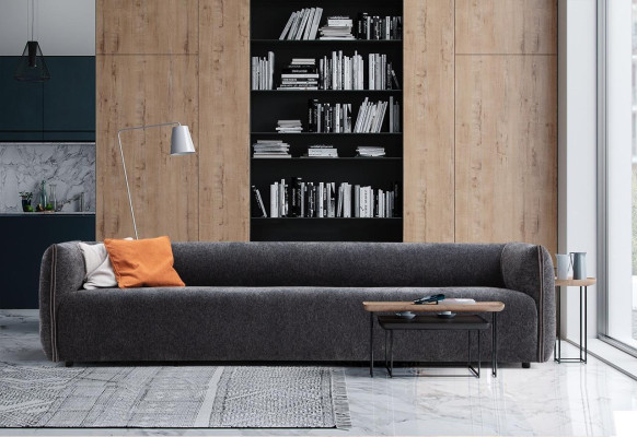 Salon Sofa Kanapy Podkładka Sofy Design Sofa 4 miejsce do siedzenia Włókienniczy