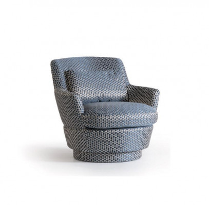 Luksusowy Fotel Design Meble Drewno z Włókienniczy Sofa Jednoosobowa Lounge Club