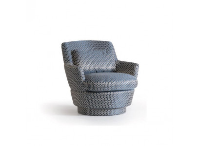Luksusowy Fotel Design Meble Drewno z Włókienniczy Sofa Jednoosobowa Lounge Club