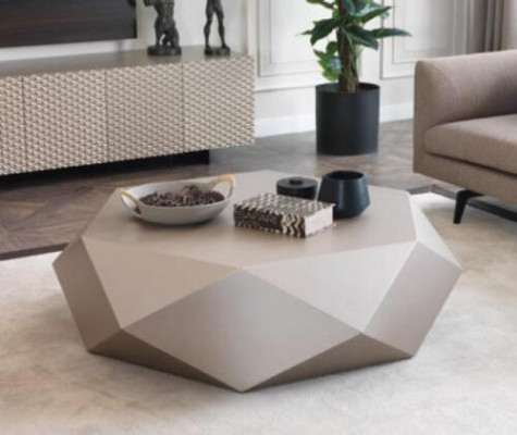Szafka kawowa do salonu Tabela Design Meble luksusowe meble sofa beżowa