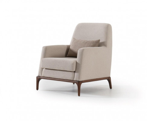 Design Sofa Fotel Couch Podkładka Luksusowe kanapy włókiennicze 1 miejsce siedzące nowe szare