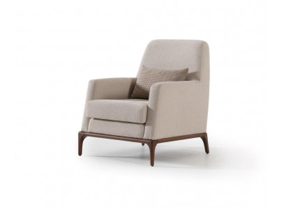 Design Sofa Fotel Couch Podkładka Luksusowe kanapy włókiennicze 1 miejsce siedzące nowe szare